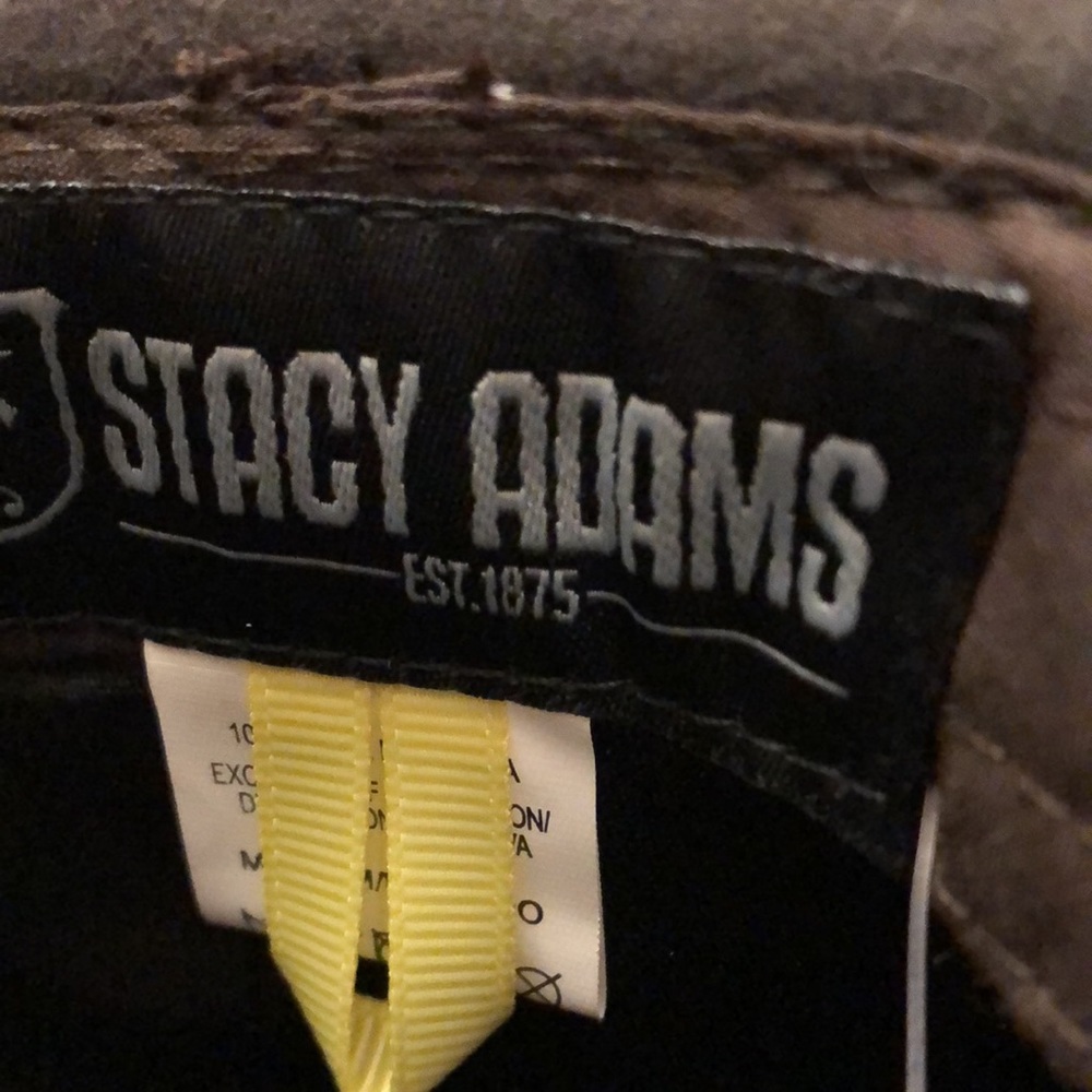 Stacy Adams 100% Wool CHOCOLATE Fedora Hat MEDIUM - Picture 7 of 13
